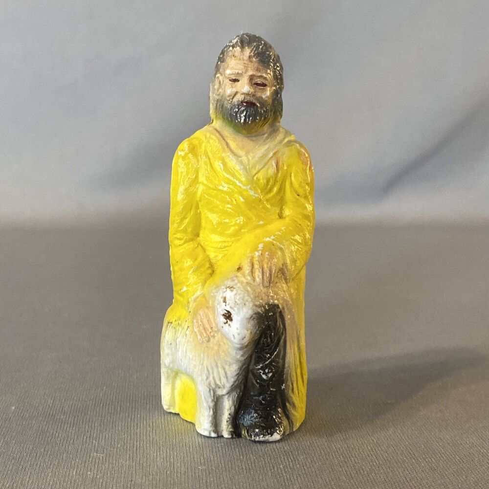 Vintage Christmas Nativity Replacement Figure 3” Joseph W Lamb